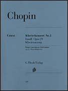Piano Concerto No. 2 Op. 21 piano sheet music cover